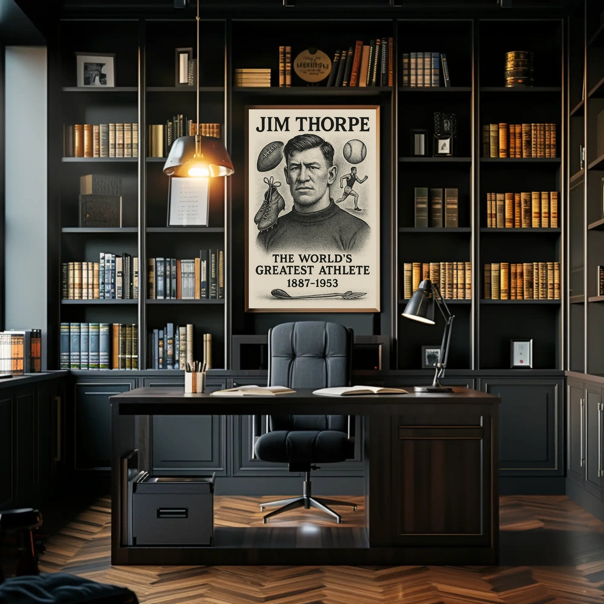 Celebrating Jim Thorpe The Worlds Greatest Athlete Jim Thorpe Poster