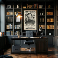 Celebrating Jim Thorpe The Worlds Greatest Athlete Jim Thorpe Poster