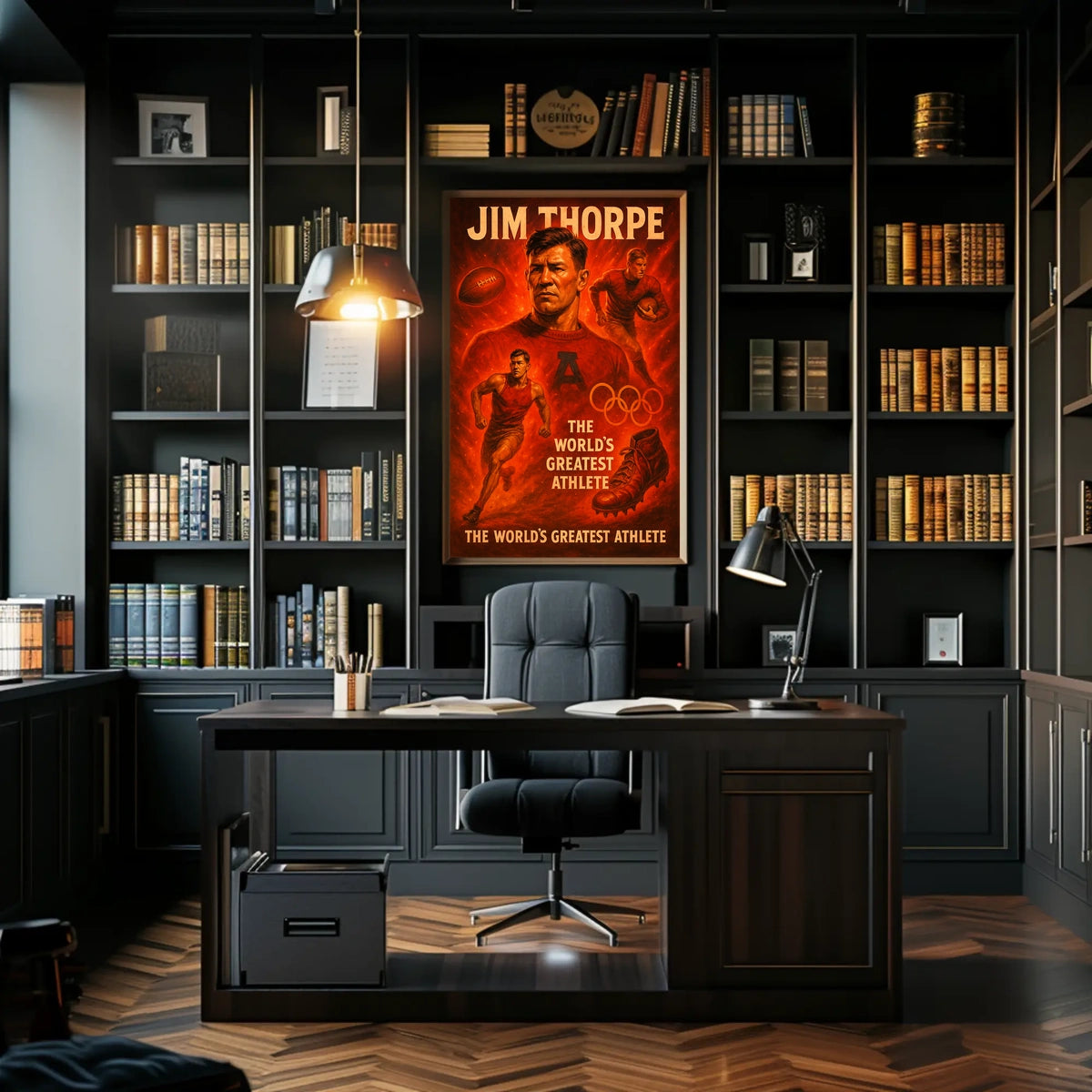 Jim Thorpe Legendary Athlete Poster