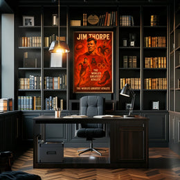 Jim Thorpe Legendary Athlete Poster