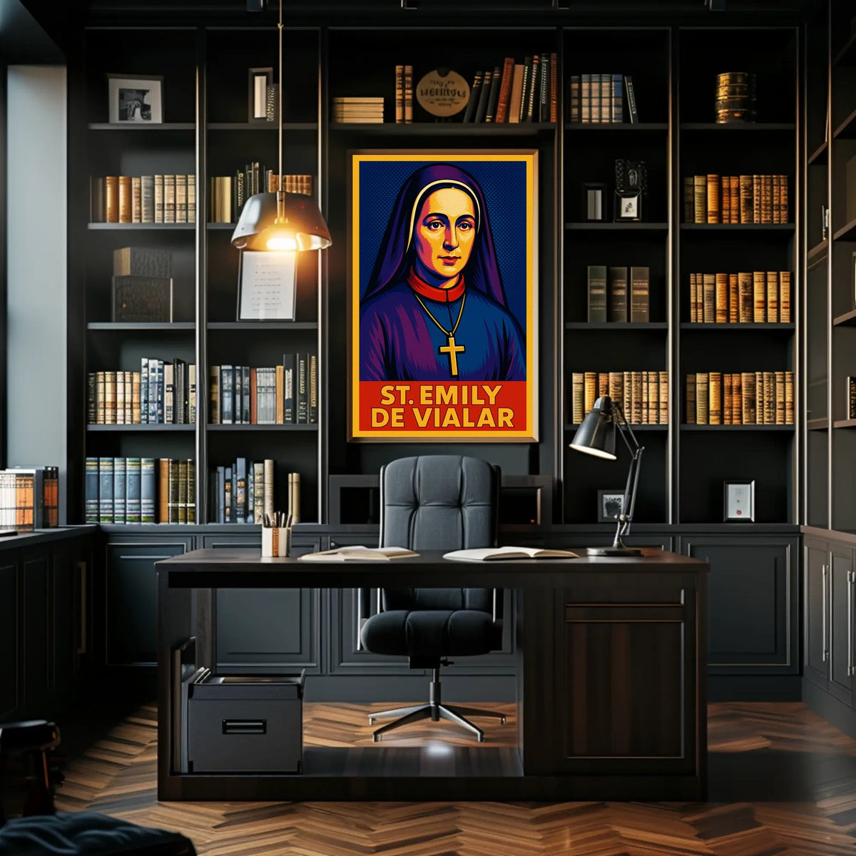 St. Emily de Vialar Poster