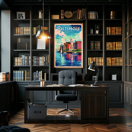 Baltimore Travel Poster