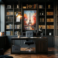 Eiffel Tower Artistic Travel Poster