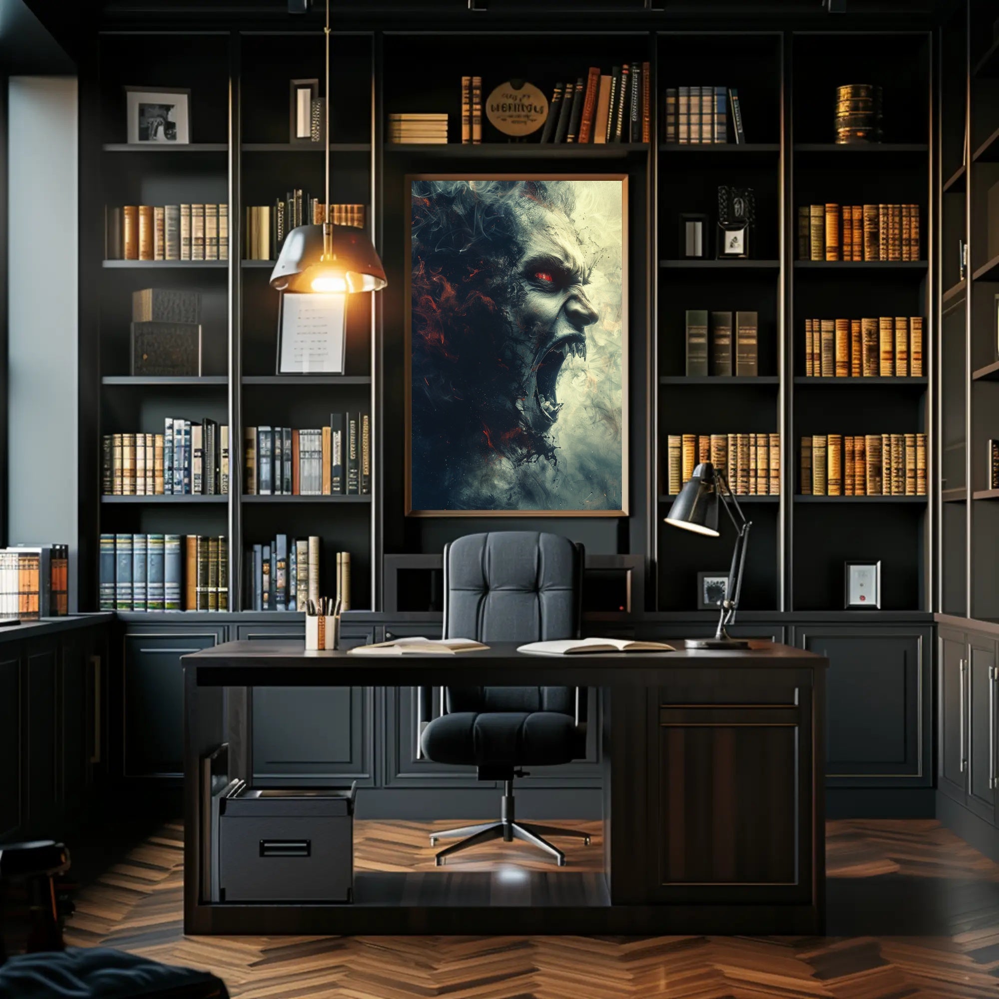 Fiery Fury Poster PosterGoat