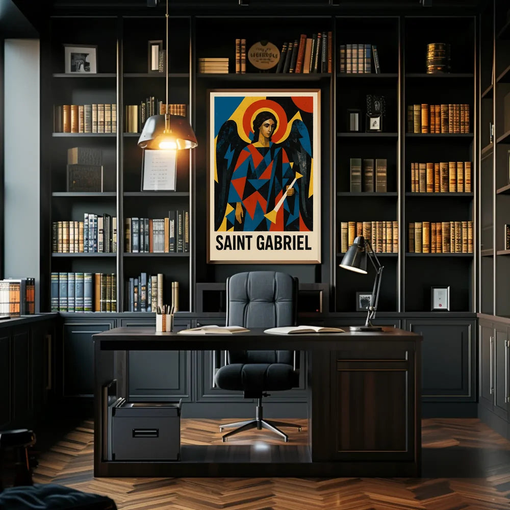 Saint Gabriel Religious Iconography Art Poster
