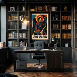 Saint Gabriel Religious Iconography Art Poster