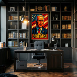 46Th President Of The United States Poster Wall Art Decor
