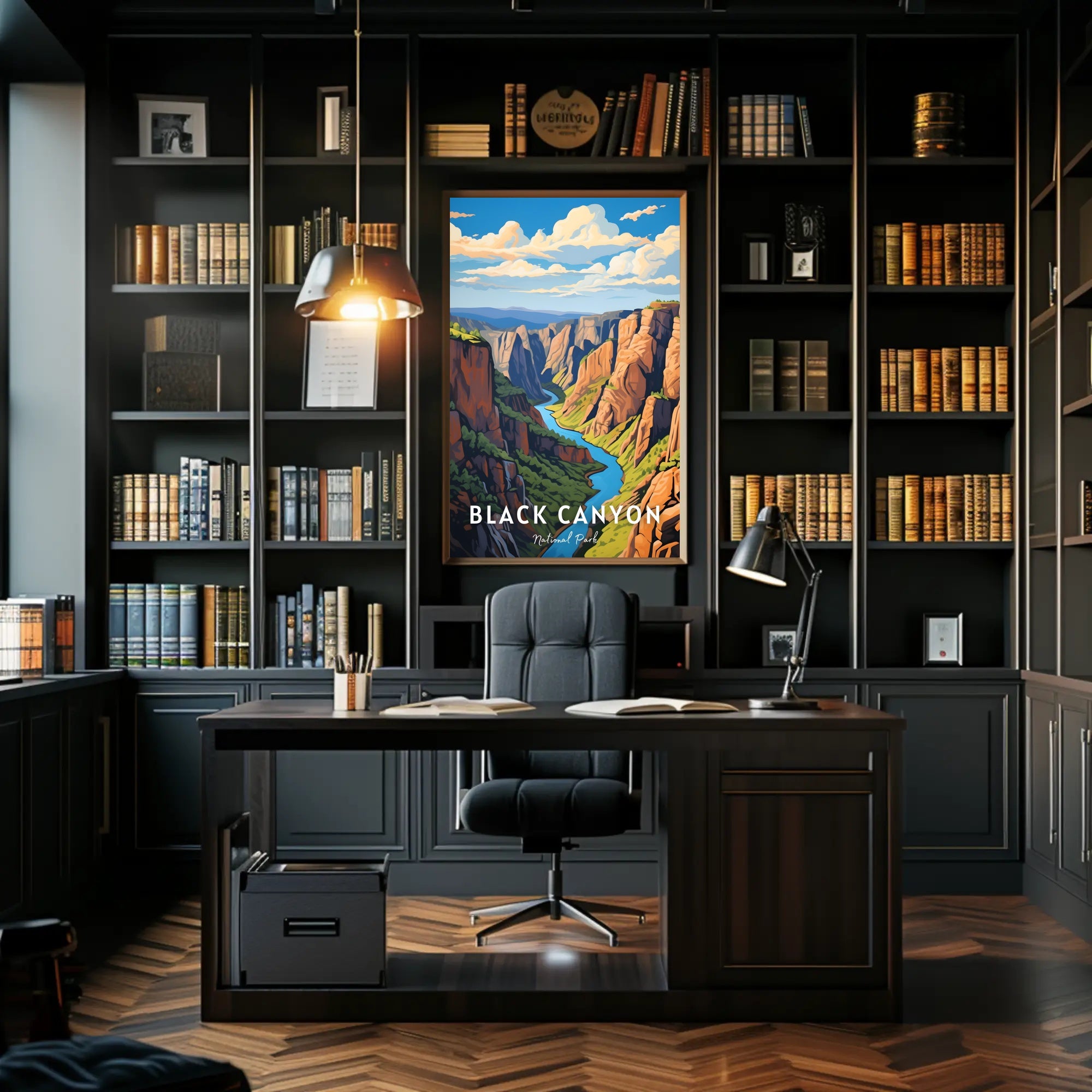 Majestic Black Canyon National Park Poster