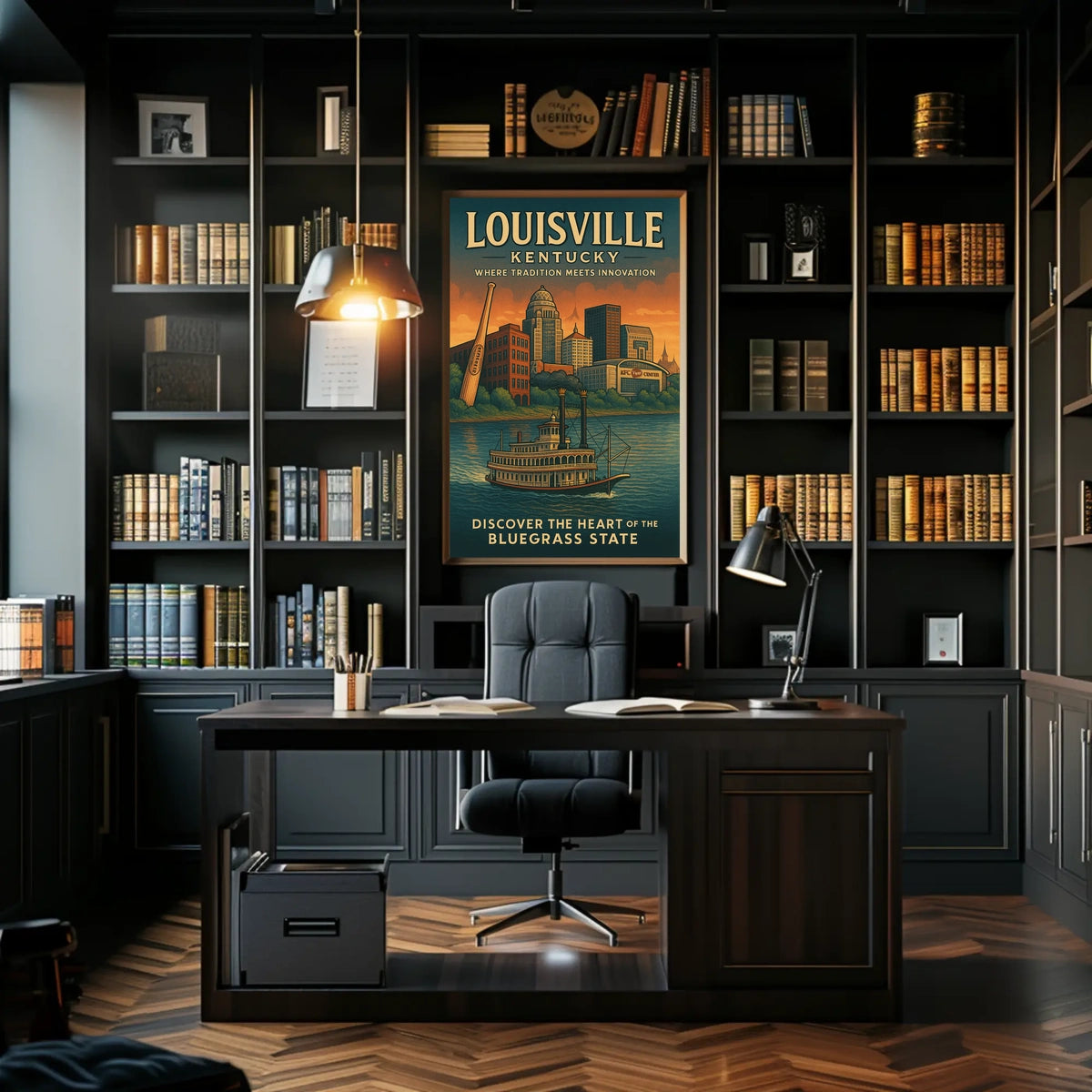 Louisville, Kentucky Where Tradition Meets Innovation Poster