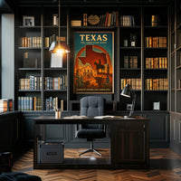 Texas Legends Western Adventure Cultural or Heritage Poster