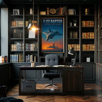 F-22 Raptor The Future of Aerial Dominance Poster PosterGoat