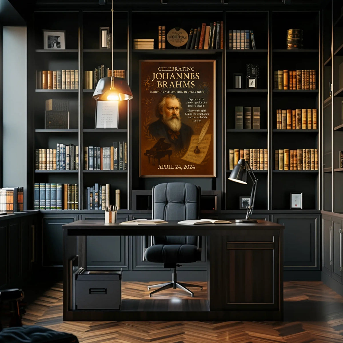 Celebrating Johannes Brahms Poster