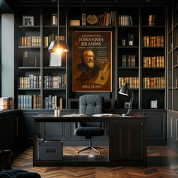 Celebrating Johannes Brahms Poster