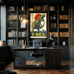 T-Rex Roars Poster PosterGoat