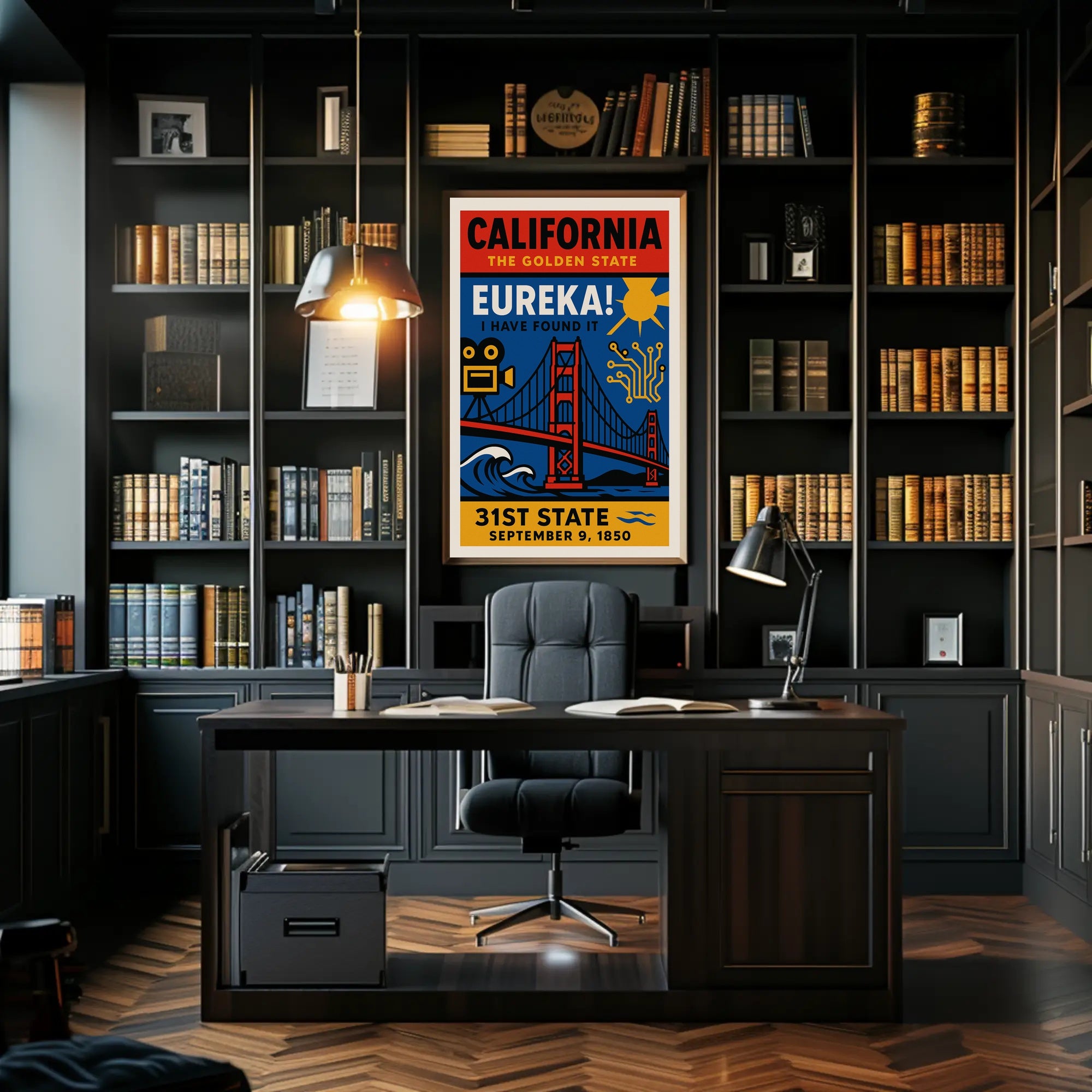 California's Iconic Diversity: Cultural or Heritage Poster