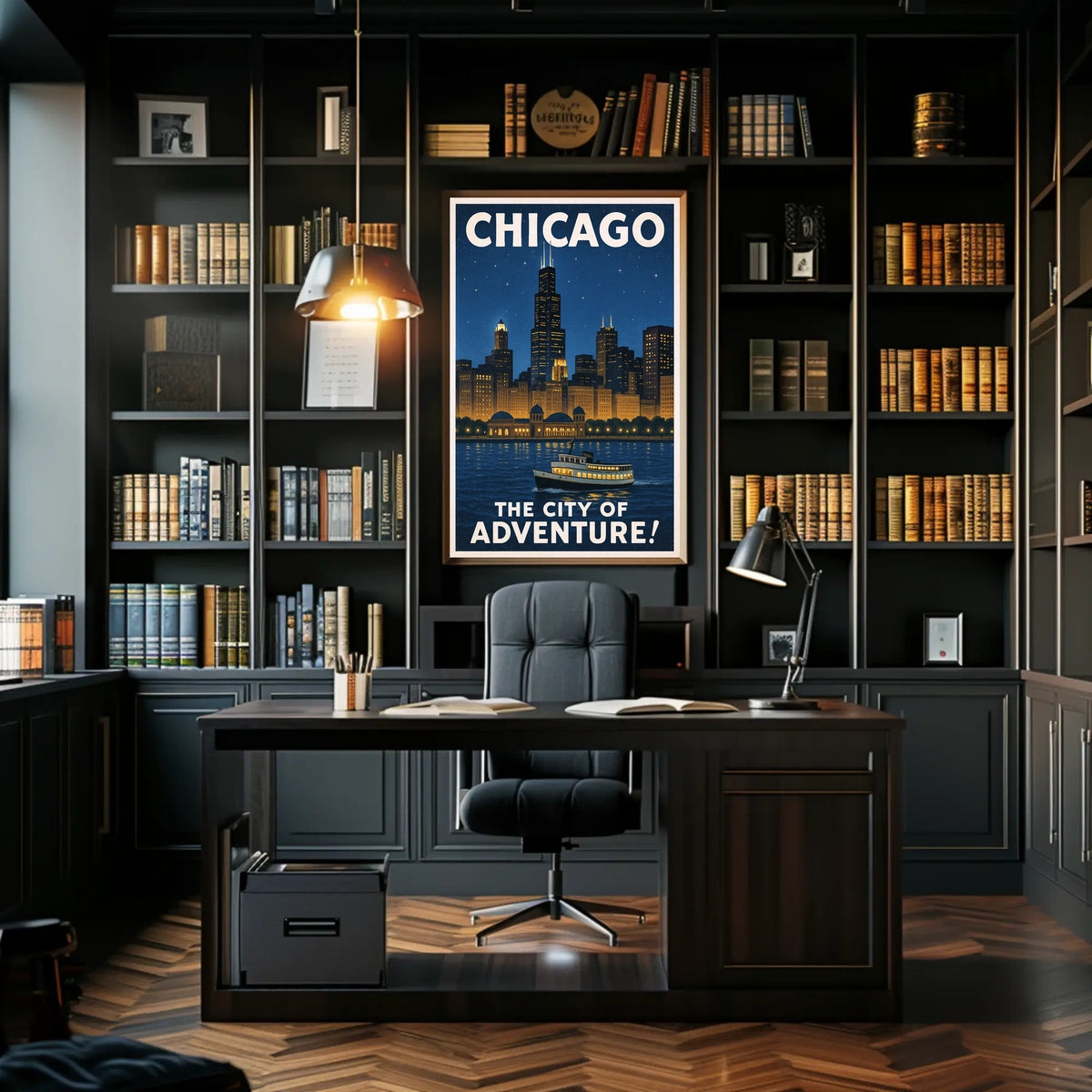 Chicago The City of Adventure Poster