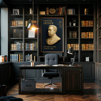 Chester A. Arthur Commemorative Vintage Presidential Poster PosterGoat