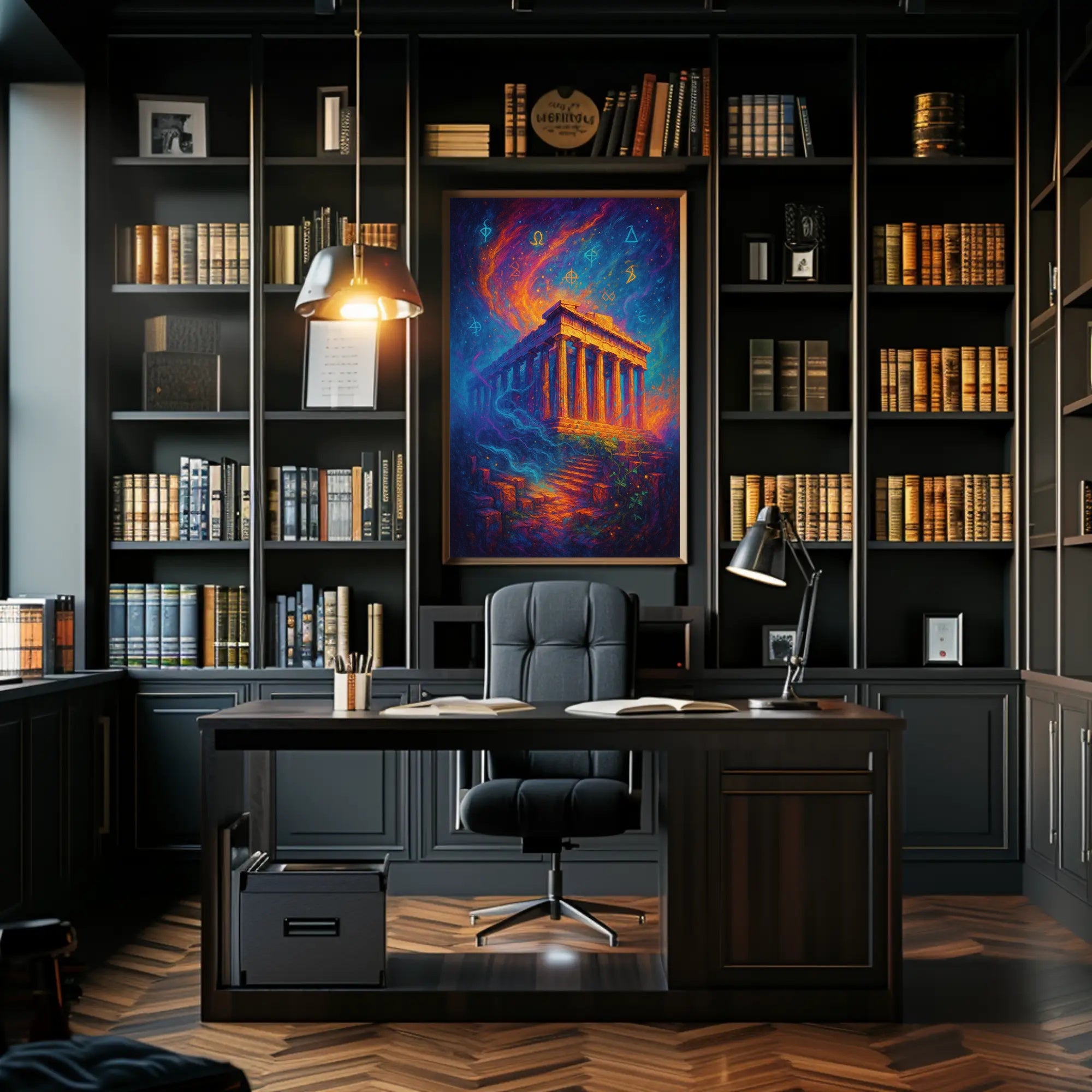 Parthenon Mystical Poster Wall Art Print Decor