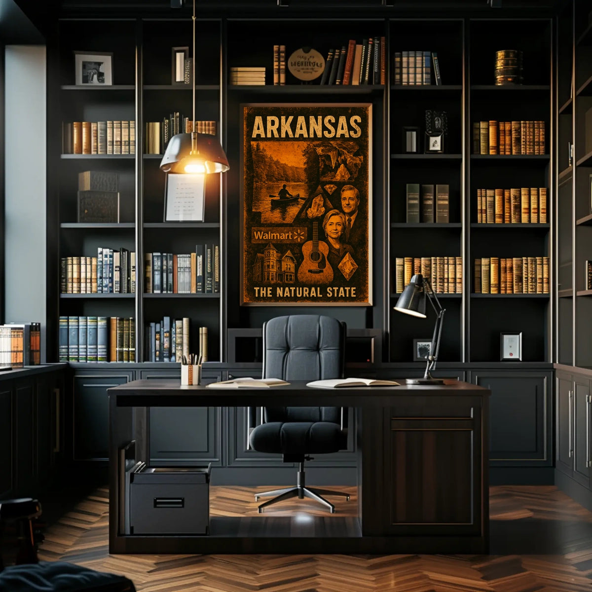 Arkansas The Natural State Poster