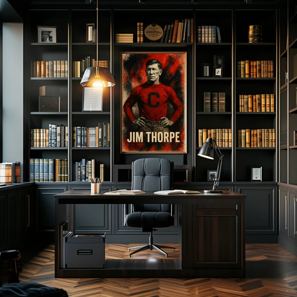 Jim Thorpe Legendary Athlete Poster