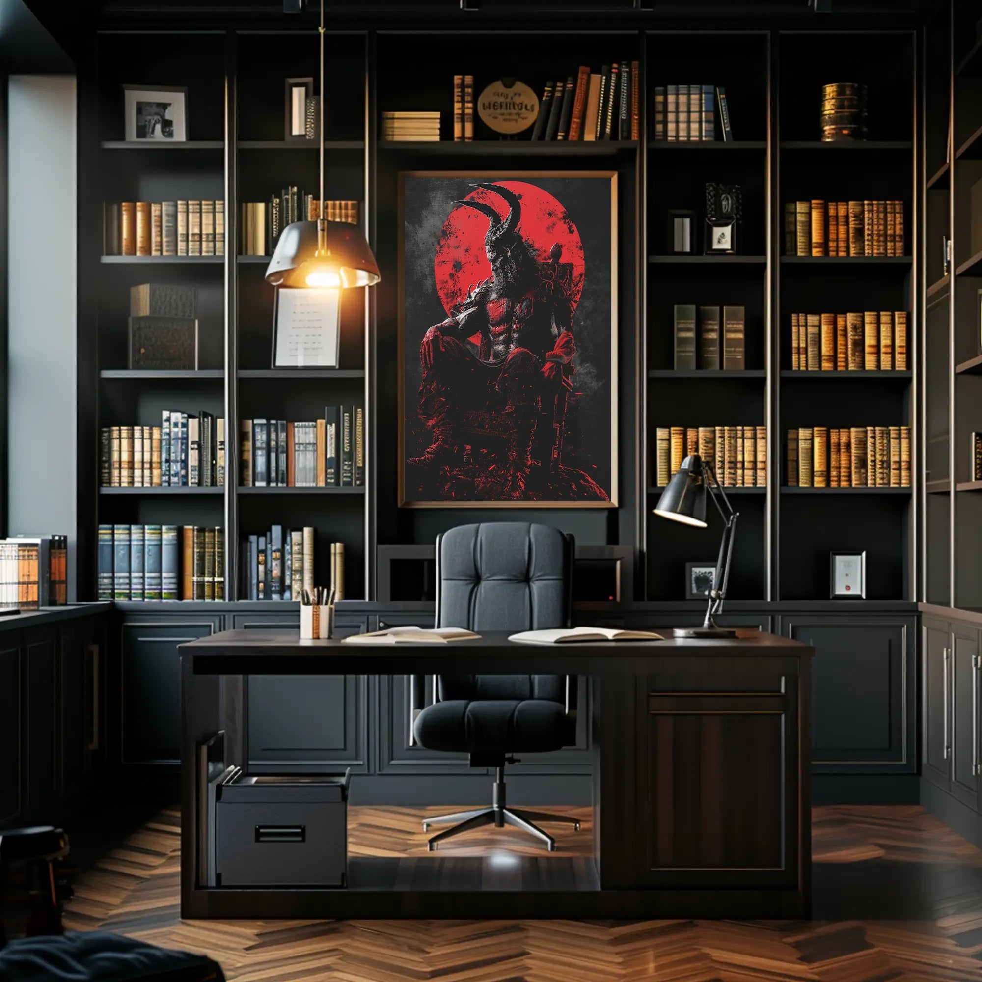 The Dark Monarch Art Print Poster for Home Decor and Wall Art PosterGoat
