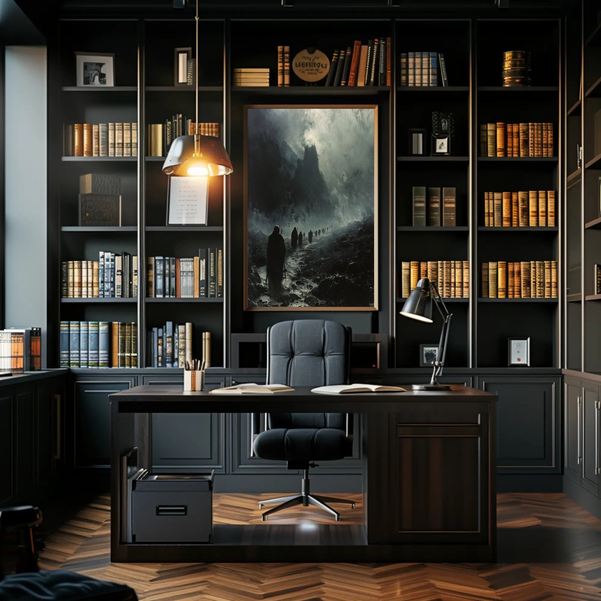 Journey Through the Shadows Wall Art Poster PosterGoat