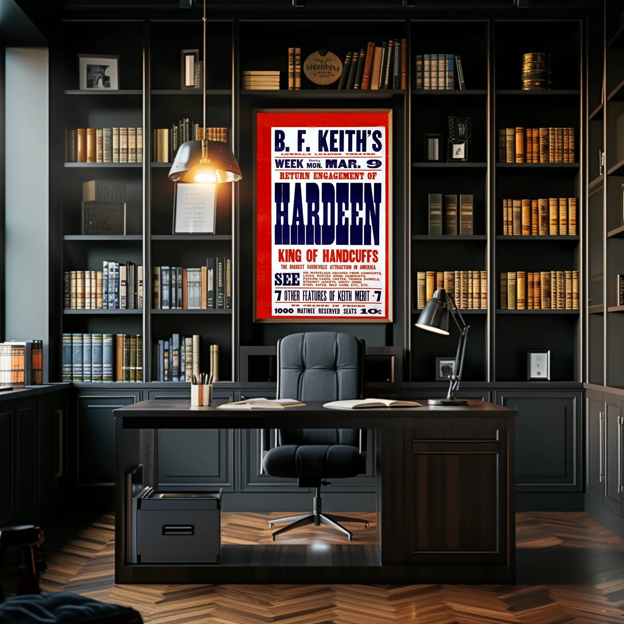 Vaudeville Magic Act Hardeen Historical or Presidential Poster