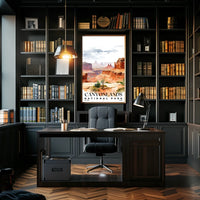 Canyonlands Watercolor Wall Art Poster