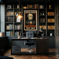 Andrew Johnson 17th President Poster
