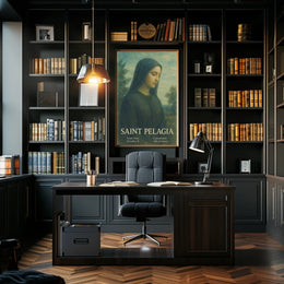 Saint Pelagia Poster