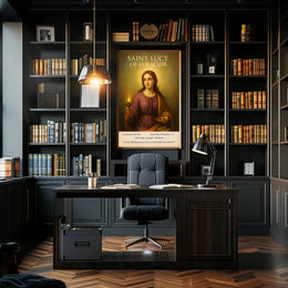 Saint Lucy of Syracuse Poster PosterGoat