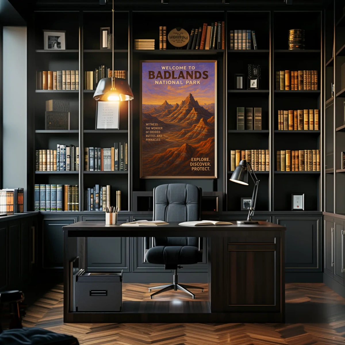 Welcome to Badlands National Park Poster