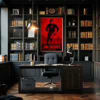 Jim Thorpe Legendary Athlete Poster
