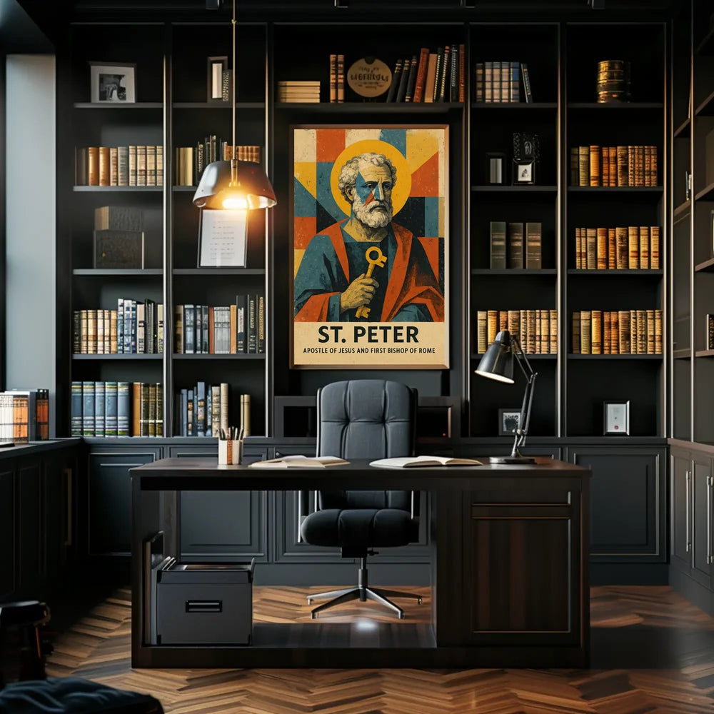 St. Peter, First Bishop of Rome Catholic Heritage Poster