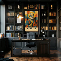 St. Peter, First Bishop of Rome Catholic Heritage Poster