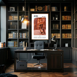 Jordan's Rich Heritage Adventure Travel Poster PosterGoat