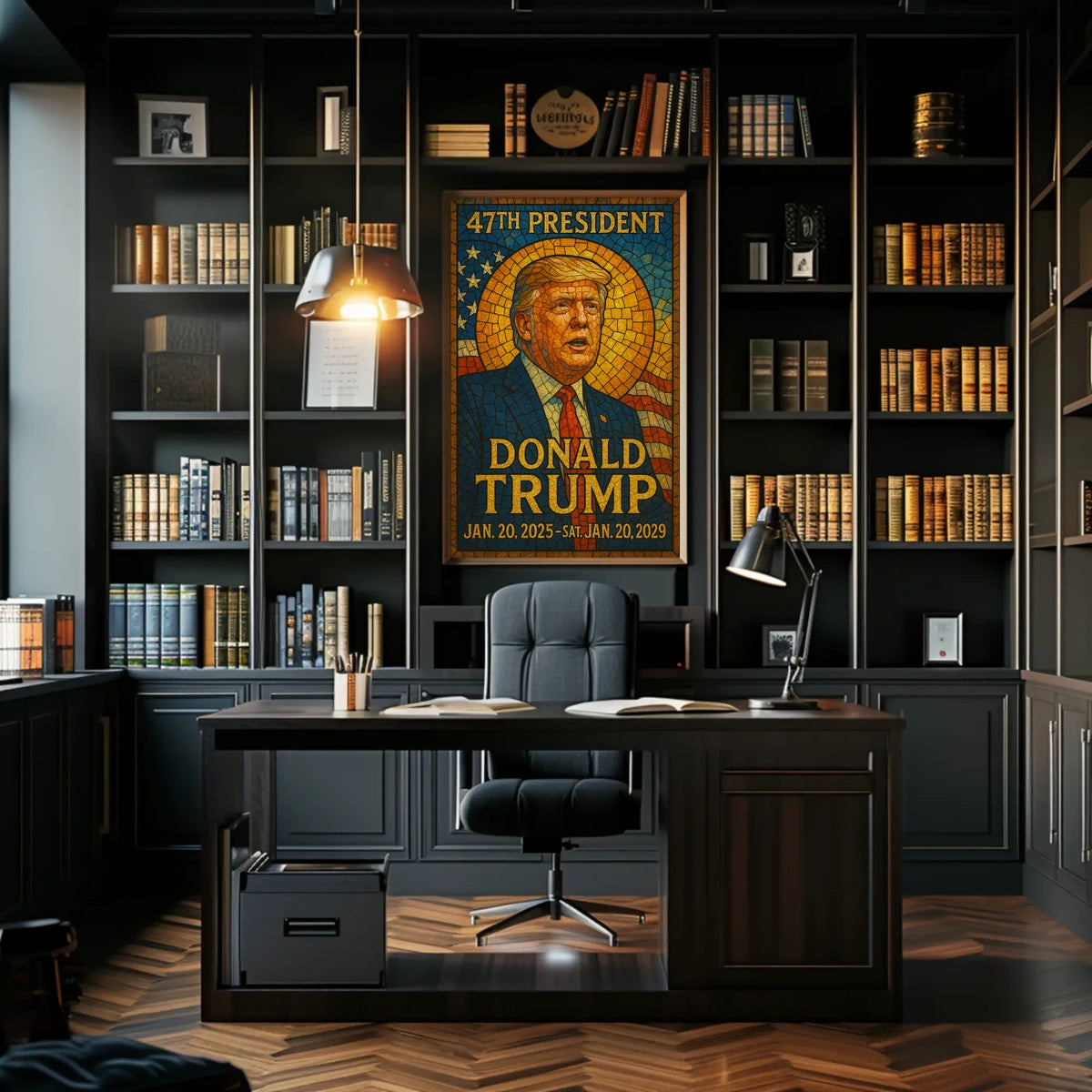 Trump 47th President Patriotic Decor Lovers Poster