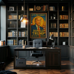 Trump 47th President Patriotic Decor Lovers Poster