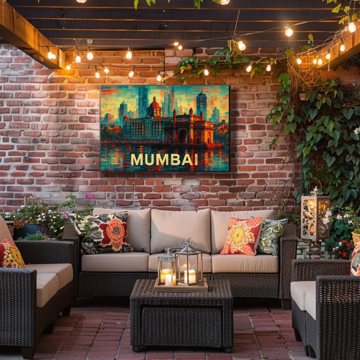 Mumbai Skyline Poster