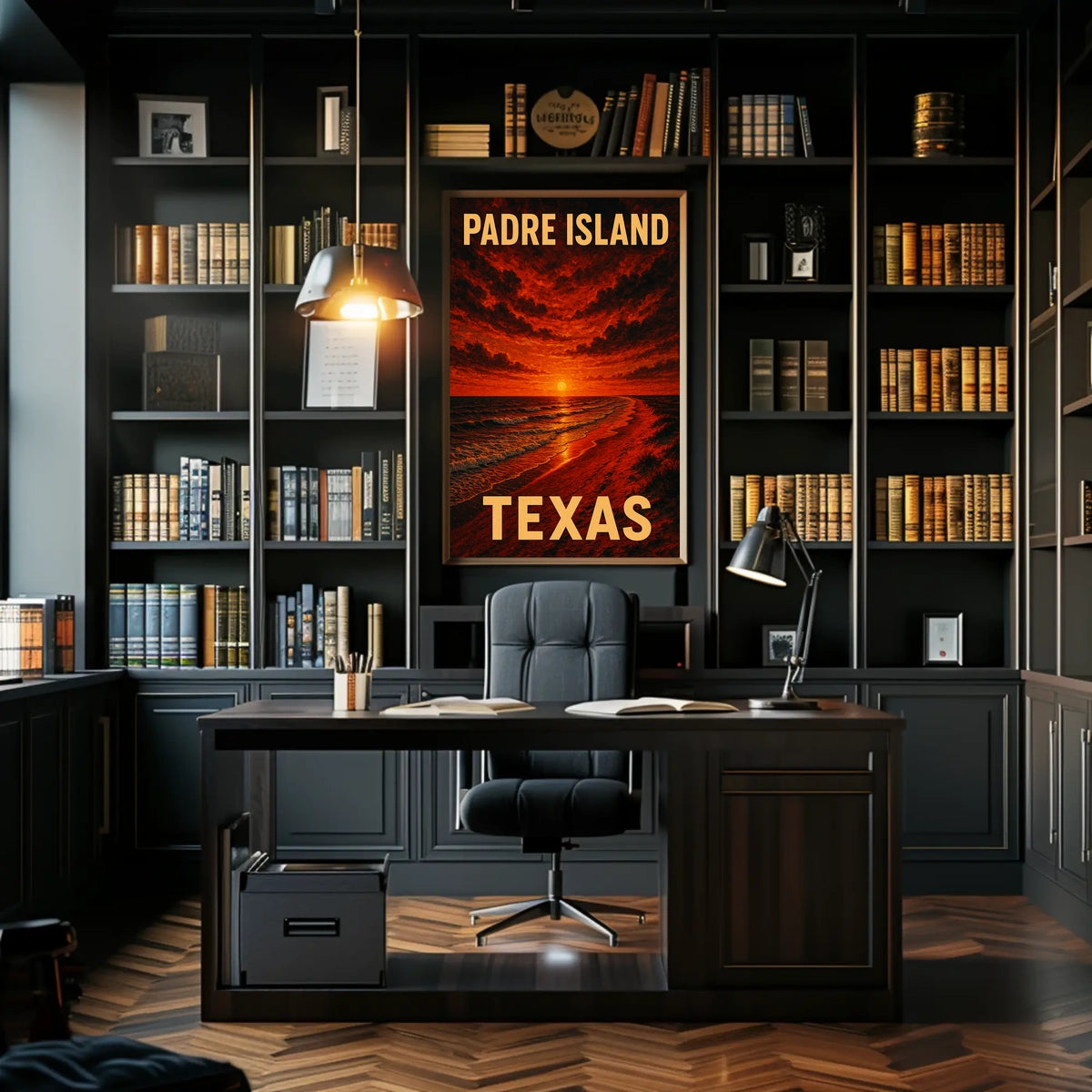 Padre Island Sunset Poster