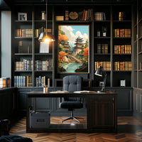 Tranquil Pagoda Retreat Poster