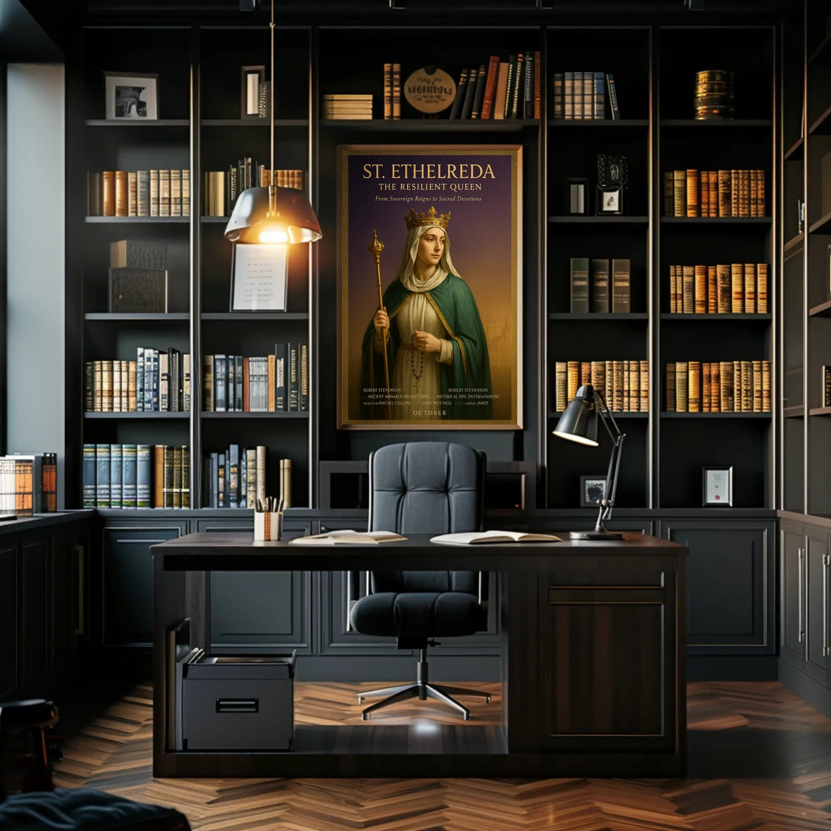 St. Etheldreda The Resilient Queen Poster