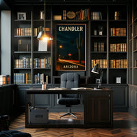 Chandler Arizona Travel Photography Realism Southwestern Desert City Vibe Wanderlust Poster