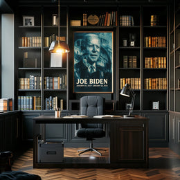 Joe Biden 46th President of the United States Double Exposure Poster