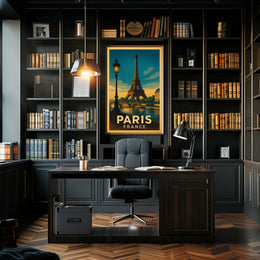 Paris, France Travel Poster