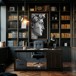 Abstract Marble Portrait Abstract Poster