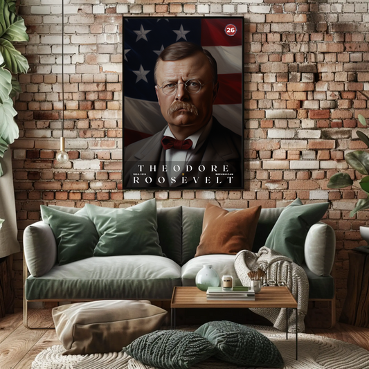 Theodore Roosevelt 26th President Of The United States Portrait