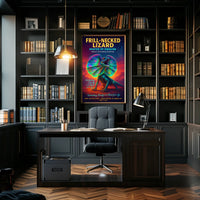Frill-Necked Lizard Master of Disguise Poster