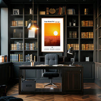 Kruger National Park Travel Poster Scenic Print