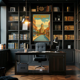 McKinney, Texas A Vintage Tribute Poster